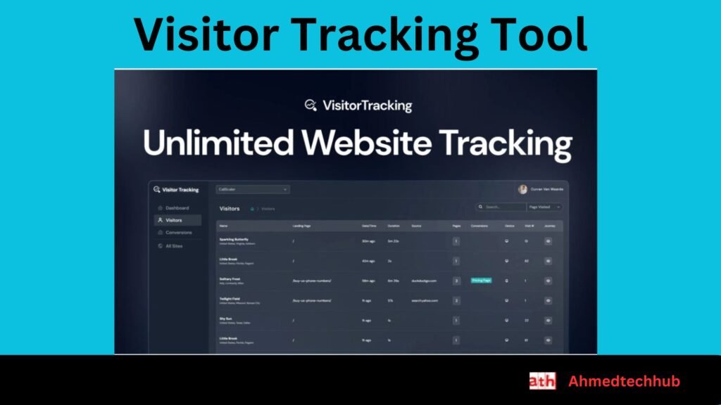 Visitor tracking tool