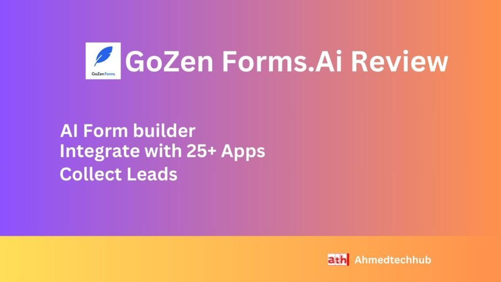 GoZen Forms.Ai Review