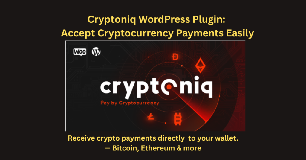 Cryptoniq WordPress Plugin
