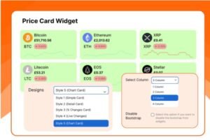 Cryptocurrency Widgets Pro